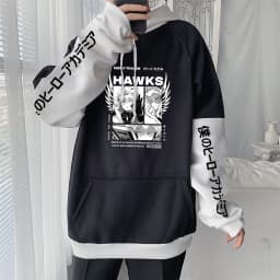 My Hero Academia Anime Hoodies Boku no Hero Academia Cool Eagle Boy Hawks Men Women Winter Long Sleeve Manga Harajuku Sweatshirt