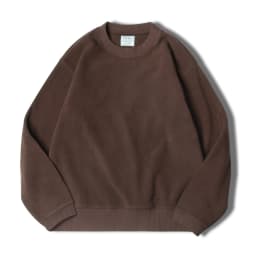 MADEN Men Polar Fleece Sweatshirt Autumn Winter Long Sleeve Round Neck Pullover Warm Thickened Bottom Shirt Black Sweatshirt