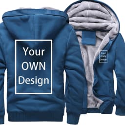 Your OWN Design Brand Logo/Picture Custom Men Women DIY Winter Thick Hoodies Sweatshirt Casual Hoody Clothes 24 Color Loose COAT