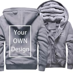 Your OWN Design Brand Logo/Picture Custom Men Women DIY Winter Thick Hoodies Sweatshirt Casual Hoody Clothes 24 Color Loose COAT