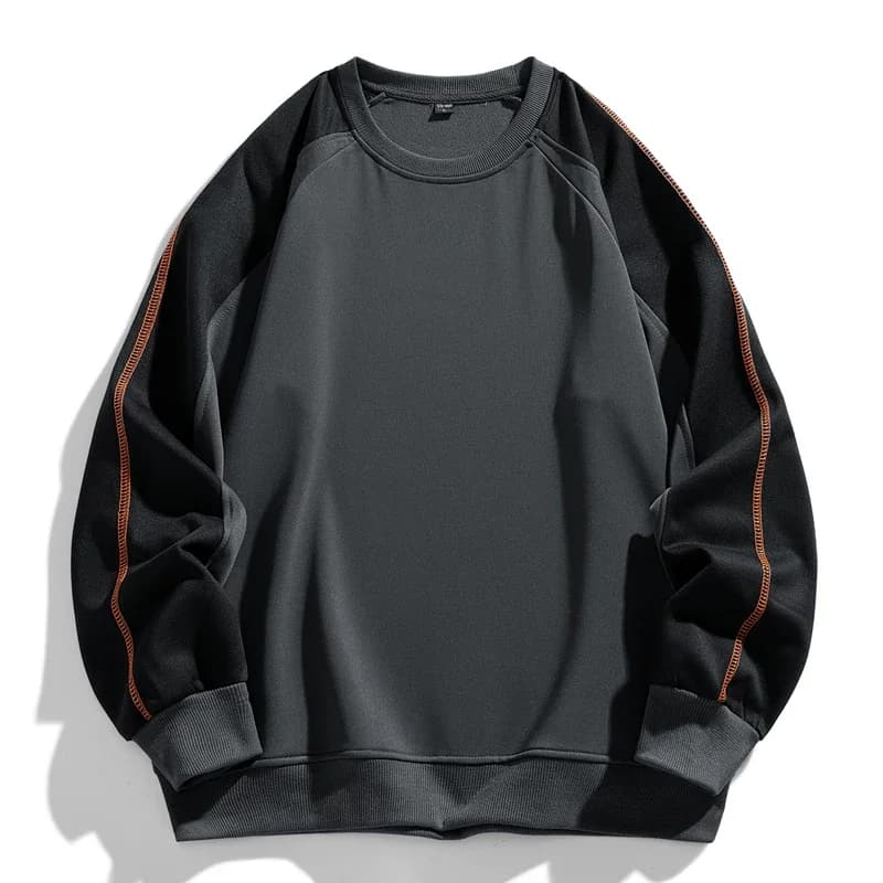 TFETTERS Brand 2026 Sweatshirts for Male Long Sleeve Loose O Neck Fashion Casual Pullover Man Motion Oversize Winter Clothing