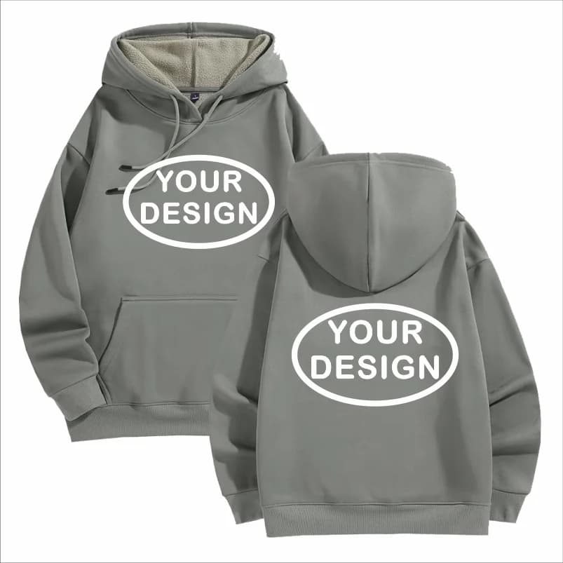 Customized Printed Men's And Women's Hoodies Loose Casual Fashion Long Sleeved Pullovers Embroidered LOGO Street Sports Shirts