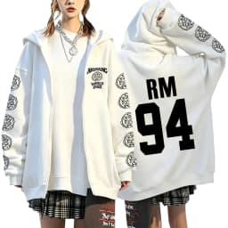 2026 Girls Women’s Men’s Concert Must-Have Y2K Zip Up Hoodie KPOP Street Dance Performance TOP Sports Couple Style Coat