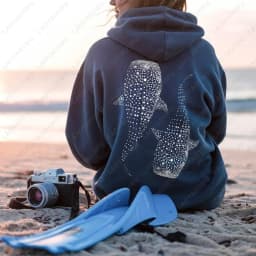 Whale Fish Sea Life Hoodie Pullover for Ocean Lovers Men Women Gift Diving Coconut Beachy Girl Autumn Fashion Sweatshirt Gifts