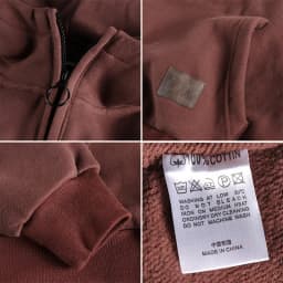 Autumn Winter American Retro 500g Heavyweight Hooded Hoodies Men's Pure Cotton Washed Youth Thickened Velvet Casual Sweatshirt