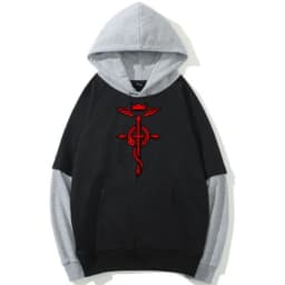 Fullmetal Alchemist Hot Anime Sweatshirt Casual Loose Zip Hoodie Women/Men Manga Pullovers Hip Hop Unisex Zipper Jackets