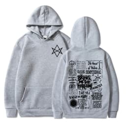 BringMe TheHorizon Hoodies BMTH Heavy Metal Rock Band Sweatshirts Men Women Oversized Casual Vintage Pullovers Jacket Streetwear