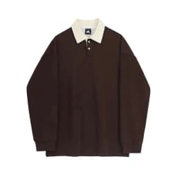IEFB Korean Style Men's Sweatshirts Loose Turn-down Collar New Simple Contrast Color Male Casual Clothing New Spring Tide 9C7812