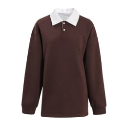 IEFB Korean Style Men's Sweatshirts Loose Turn-down Collar New Simple Contrast Color Male Casual Clothing New Spring Tide 9C7812