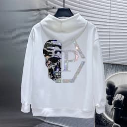 Hoodie Street Sports Cartoon Iron Drill Pattern Hoodie Casual Everything Plus Cashmere Fashion Hoodie