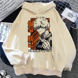 Anime My Hero Academia Bakugo Katsuki hoodies clothes for teens female tracksuits streetwear print design designer sweatshirt