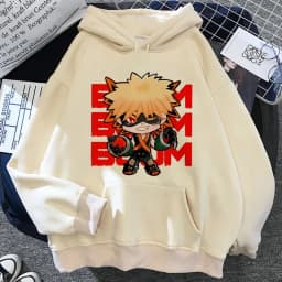 Anime My Hero Academia Bakugo Katsuki hoodies clothes for teens female tracksuits streetwear print design designer sweatshirt
