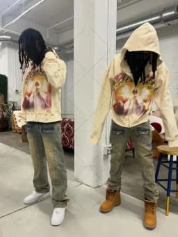 Letter print, hot stamping, hip-hop, personalized street style, men's and women's loose hoodie, zipper sweatshirt, autumn