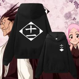 Hot Anime Bleach Zaraki Kenpachi Kusajishi Yachiru Clothes Men Women Casual Hoodies Prevalent Streetwear Harajuku Sweatshirt