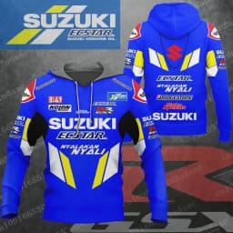 2026 New Suzuki GSXRR Hoodie Sweatshirt Men's and Women's Outdoor Sports Enthusiast Zipper Sweatshirt Motorcycle Jacket