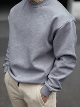 Mens Soft Autumn Sweatshirts Street Business Pullovers Comfortable Basics Tops Sport Casual Sportswears Daily All-Match Clothing