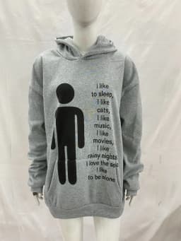 American Y2K Harajuku Street Vintage Autumn and Winter Trend, Unique Hip-Hop Punk Print for Men and Women, Hoodie