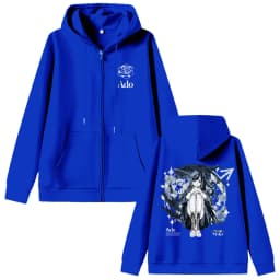 Ado World Tour 2025 Hibana Zipper Hoodie Men Women Fashion Japanese Style Zip Up Jacket Unisex Casual Fleece Zip Up Sweatshirt
