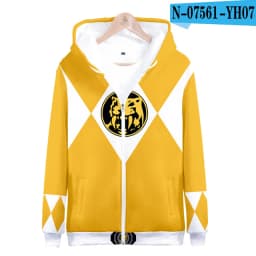 Game Mighty Morphin 3d Digital Printing Hoodie Men/Women/Kids Cosplay Costume Party Sportswear Oversize Jacket Zipper Hoodies