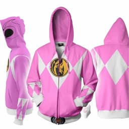 Game Mighty Morphin 3d Digital Printing Hoodie Men/Women/Kids Cosplay Costume Party Sportswear Oversize Jacket Zipper Hoodies