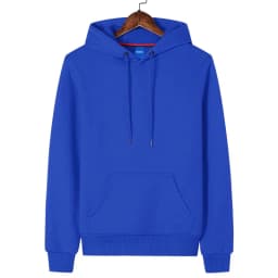 GAAJ Hoodie Premium 100% Cotton 450g Heavyweight Warm Thick Fleece Winter Solid Coat Casual Hood Sweatshirt Men Women Clothes