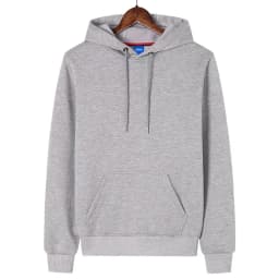 GAAJ Hoodie Premium 100% Cotton 450g Heavyweight Warm Thick Fleece Winter Solid Coat Casual Hood Sweatshirt Men Women Clothes