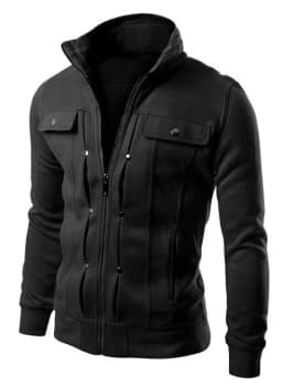 Hoodie Fleece Cardigan Hooded Coat Men's Hoodies Sweatshirts Pullover For Male Hoody Sweatshirt