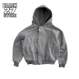 Mens Aircraft Buckle Hoodie Harajuku American Vintage Y2K Streetwear Button Design Solid Color Pullover Hooded Sweatshirt Long
