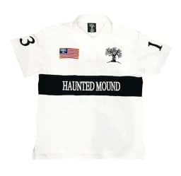 Haunted Mound Sweatpants Y2K Long Sleeve Hip Hop Abstract Graphic Lettering Print Oversized Pullover Sweatshirt Crew Neck Tops