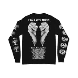 Haunted Mound Sweatpants Y2K Long Sleeve Hip Hop Abstract Graphic Lettering Print Oversized Pullover Sweatshirt Crew Neck Tops