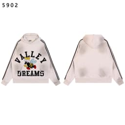 High Street Embroidery Washed Cross Zipper Hooded Hoodies for Men Streetwear Cardigan Loose Terry Sweatshirt Jacket Oversized