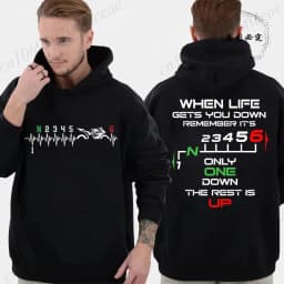 Electrobiker Velocidades Men's Hoodie Supermoto Hoodies Men Women Streetwear Pullover Harajuku Hoodies Motorcycle Gear Shift Top