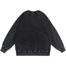 Fashion Washed Sweatshirt Custom Logo Casual Tie-dye Pullover Print Embroidery Company Team Design European And American Size