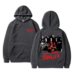 Classic Vintage Michael Jackson Thriller Hoodie Men Women Retro Gothic Rock Horror Sweatshirts Men's Punk Oversized Streetwear