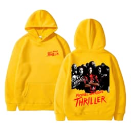 Classic Vintage Michael Jackson Thriller Hoodie Men Women Retro Gothic Rock Horror Sweatshirts Men's Punk Oversized Streetwear