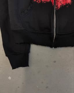 Y2K Retro Grunge Hip Hop Zip Up Hoodie Gothic Pattern Oversized Loose Sweatshirts Harajuku Women Streetwear Fashion Men Clothing