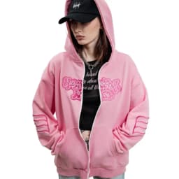 Y2K Harajuku Вата Zip Up Hoodie Cartoon Letter Embroidery Sweatshirt Men Hip Hop Oversized Streetwear Zipper Jacket Goth Clothes