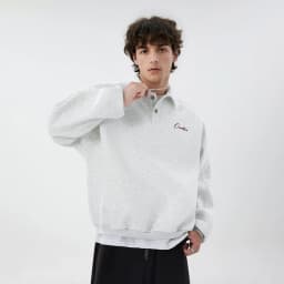 TFETTERS Casual Men's Sweatshirt Autumn Winter 2026 New Long Sleeve Polo Pullover Man Fashion Collar Loose Fit Streetwear