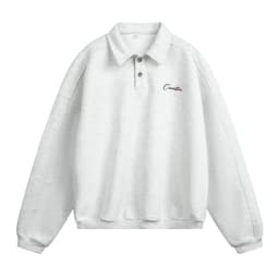 TFETTERS Casual Men's Sweatshirt Autumn Winter 2026 New Long Sleeve Polo Pullover Man Fashion Collar Loose Fit Streetwear