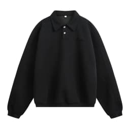 TFETTERS Casual Men's Sweatshirt Autumn Winter 2026 New Long Sleeve Polo Pullover Man Fashion Collar Loose Fit Streetwear