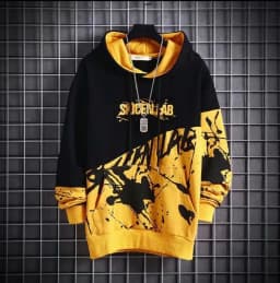 2024 New Japanese Men's Hip Hop Hoodie Men's Trendy Long Sleeve Top Ins New Men's Loose Coat Trendy Brand Hoodie Sportswear