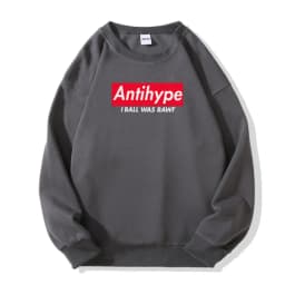 Harajuku Streetwear Oversized Men's Hooded Pullover I BALL WAS RAWT Graphic Print Hoodies Sweatshirts Hip Hop Punk Tops Goth Y2k