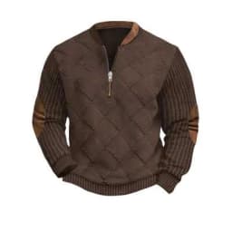 2026 Spring Autumn 3D Printed Sweatshirts Men's Outdoor Casual Long Sleeve Hoodies Stand Collar Pullover Tops Youth Men Sweaters