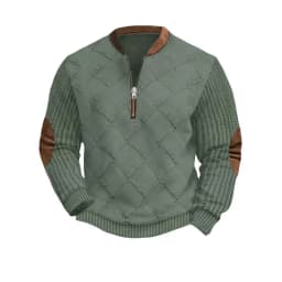 2026 Spring Autumn 3D Printed Sweatshirts Men's Outdoor Casual Long Sleeve Hoodies Stand Collar Pullover Tops Youth Men Sweaters