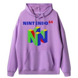 Chest Pocket N64 Hoodies Gift Idea Funny Hoodies Casual Special O-Neck Hoodies Long Sleeve