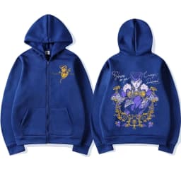 Anime Jojo Bizarre Adventure Zipper Hoodies Higashikata Josuke Manga Zip Up Sweatshirts Men Women Fashion Casual Pullovers Coats