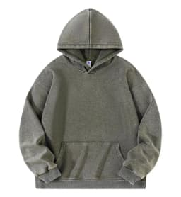 American Retro Heavyweight Sweatshirt for Men and Women Spring and Autumn Washed Vintage Oversize Loose Large Size Hooded Jacket