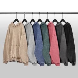 American Retro Heavyweight Sweatshirt for Men and Women Spring and Autumn Washed Vintage Oversize Loose Large Size Hooded Jacket
