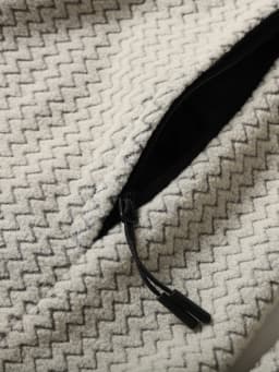 Warm Fleece Outdoor Hooded Open Cardigan Sweatshirt Casual Sporty Japanese Style Wave Patterned Men's Long Sleeve Zipper Jacket