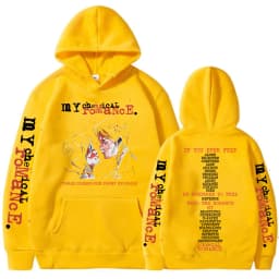 Rock Band My Chemical Romance Hoodies Three Cheers for Sweet Revenge Gothic Hooded Sweatshirts Men's Women Oversized Pullovers